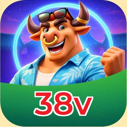 Interface do aplicativo 38v mostrando jogos disponíveis no iOS e Android
